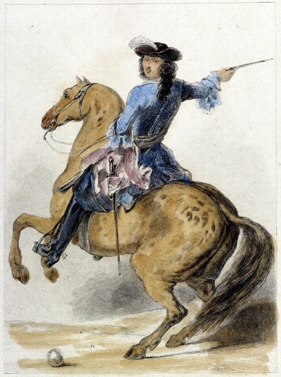Retrato de Luís XIV (1638 - 1715), Rei de França. de French School