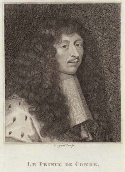Retrato de Louis de Bourbon, Príncipe do Conde de French School