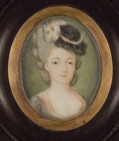 Retrato de Marie Adrienne Françoise de Noailles, Marquesa de la Fayette de French School