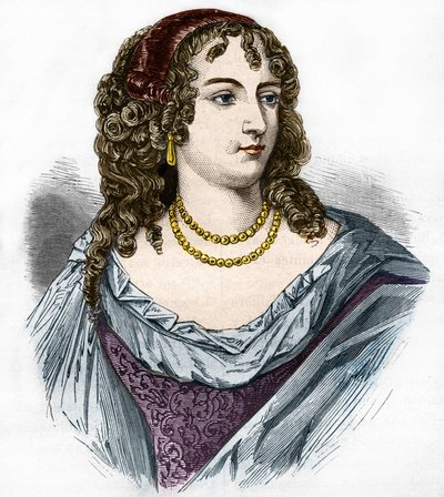 Retrato de Marion Delorme (Marie de Lon, Demoiselle de Lorme de French School