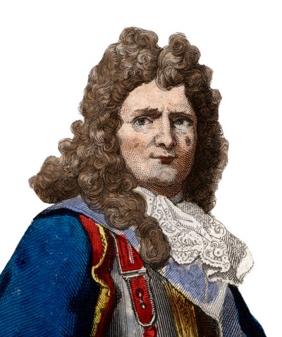 Retrato do Marquês de Vauban (1633-1707), marechal da França. de French School