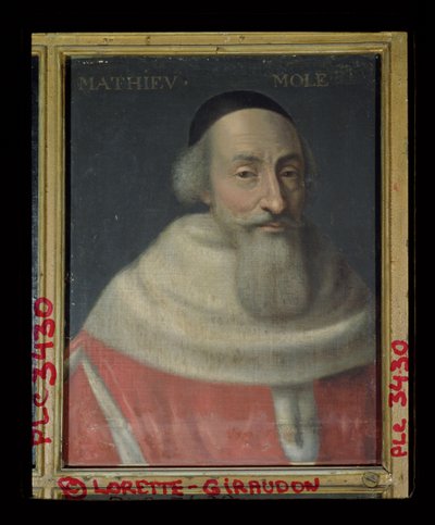 Retrato de Mathieu Mole (1584-1656) Senhor de Champlatre de French School