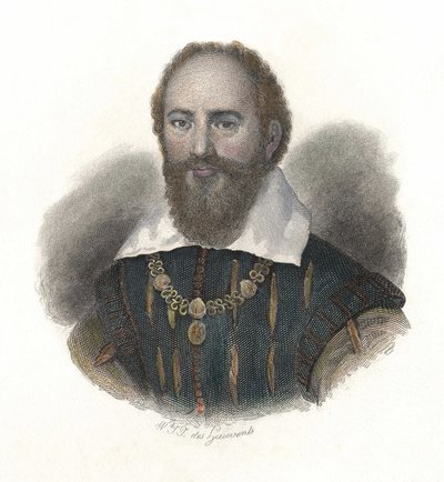 Retrato de Maximilian de Bethune, Barão de Rosny e Duque de Sully de French School