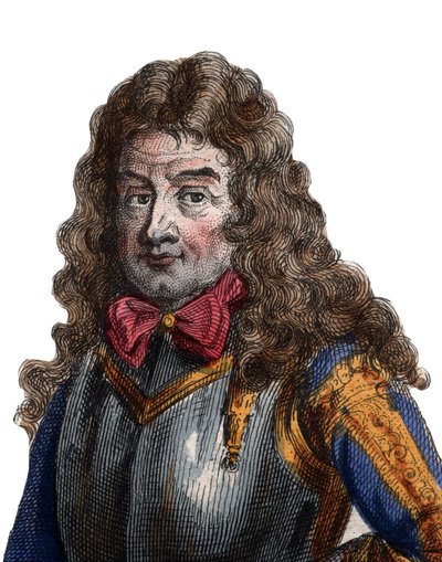 Retrato de Nicolas Catinat de A Falcoaria (1637-1712), comandante militar francês e marechal da França. de French School