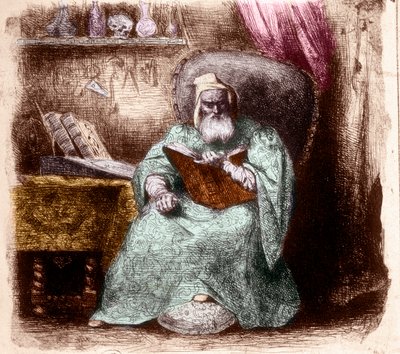 Retrato de Nostradamus, Michel de Notre Dame (Gravura) de French School