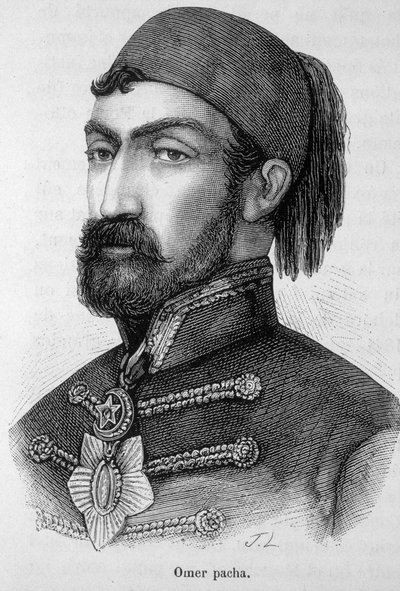 Retrato de Omer Pacha - em "L