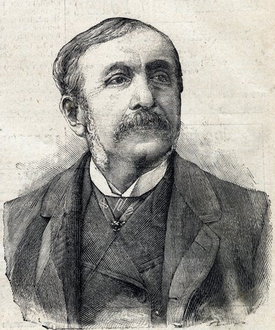 Retrato de Paul, Conde de Remusat (1831-1897) Jornalista e escritor francês de French School