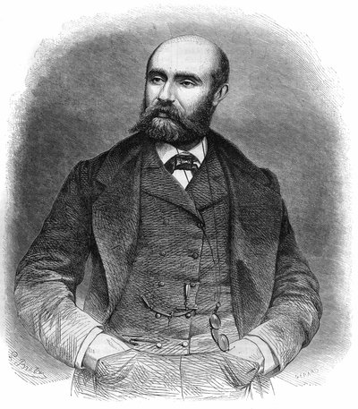 Retrato de Paul Henry Corintin Feval (Paul Feval pere de French School