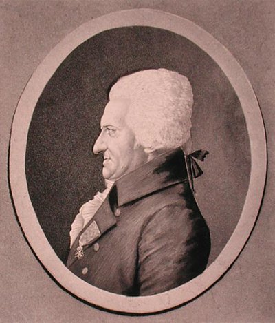 Retrato de Pierre-Alexandre Monsigny (1729-1817) gravado por Edme Quenedey (1756-1830) (gravura) de French School
