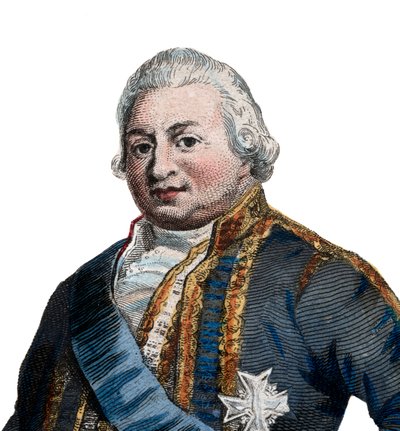 Retrato de Pierre Andre de Suffren de Saint Tropez, oficial de justiça de Suffren (1729-1788), almirante francês. de French School