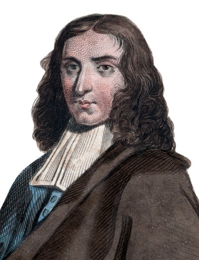 Retrato de Pierre Bayle (1647-1706), filósofo e escritor francês. de French School
