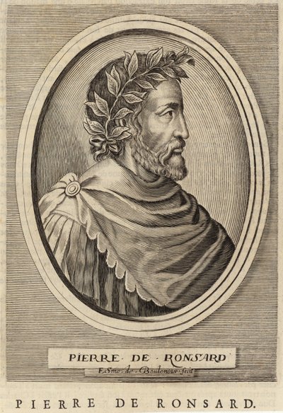 Retrato de Pierre de Ronsard de French School