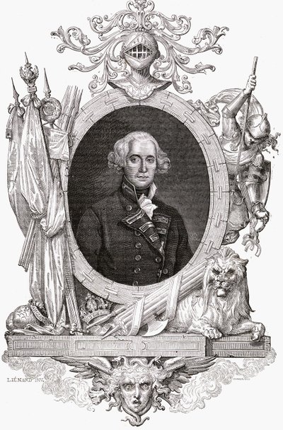Retrato de Richard, Earl Howe (1726-99) Oficial da Marinha Inglesa de French School