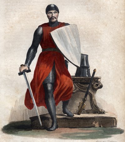 Retrato de Roberto IV, o Forte (Rutpert) (c. 815-866), Conde de Orleans. de French School