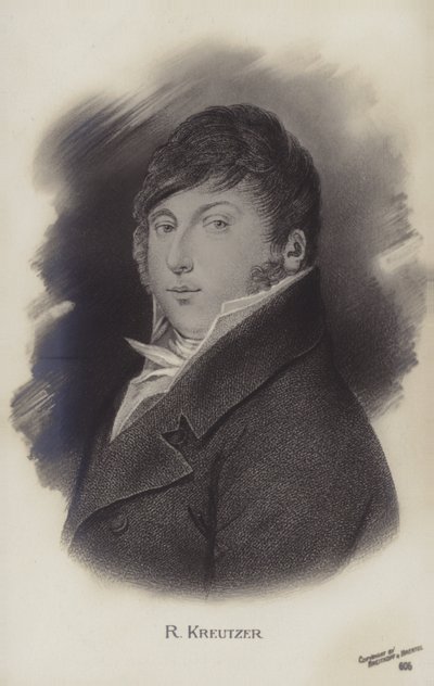 Retrato de Rodolphe Kreutzer de French School