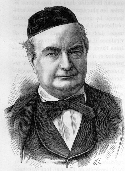 Retrato de Sainte Beuve (1804 - 1869) (Sainte-Beuve) Escritor francês - em "A História da França" de Henri Martin de French School