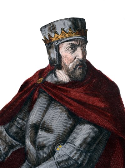 Retrato de Simon IV de Montfort, 5º Conde de Leicester (1150-1218), nobre francês. de French School