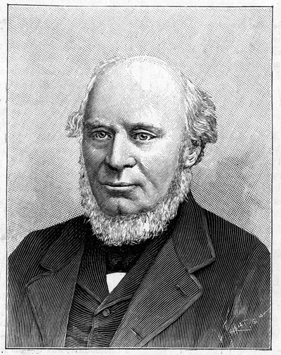 Retrato de Sir John Fowler (1817-1898) Engenheiro inglês. de French School