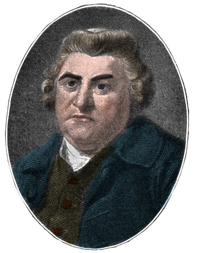 Retrato de Thomas Warton (1728-1790) Inglês literário historiador, crítico e poeta. século 19. de French School
