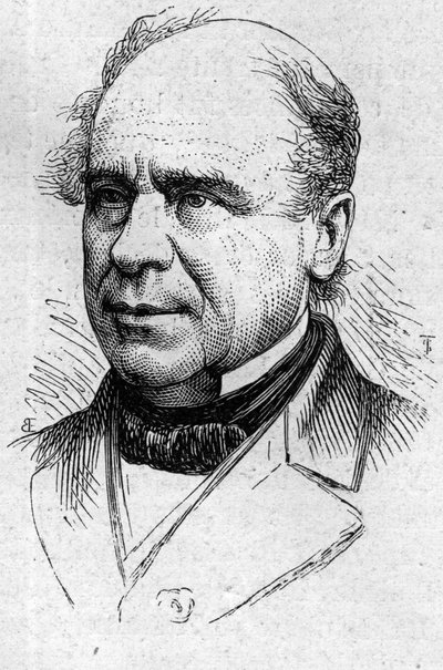 Retrato de Ustazade Silvestre de Sacy (1801-1879), crítico literário e acadêmico francês. Gravura em "Le Monde Illustré" n°883 de 14 de Março de 1874. de French School