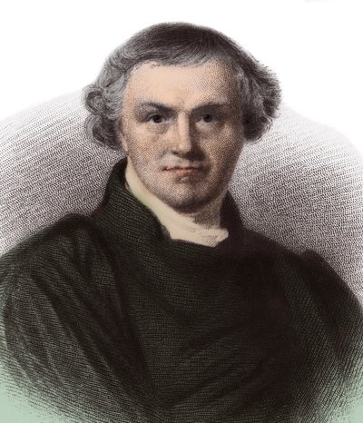 Retrato de William Whewell (1794-1866), filósofo e historiador britânico. de French School