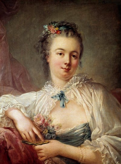 Retrato de uma Mulher Pintura da Escola Francesa do século XVIII, Paris, Musee Cognacq Jay de French School