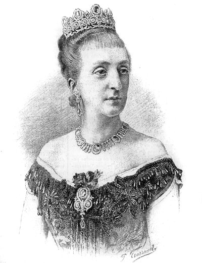 Retrato da Condessa de Paris, Marie-Isabelle (Marie-Isabelle) d