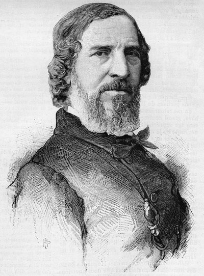 Retrato do ator francês Hugues Bouffe (1800-1888). de French School