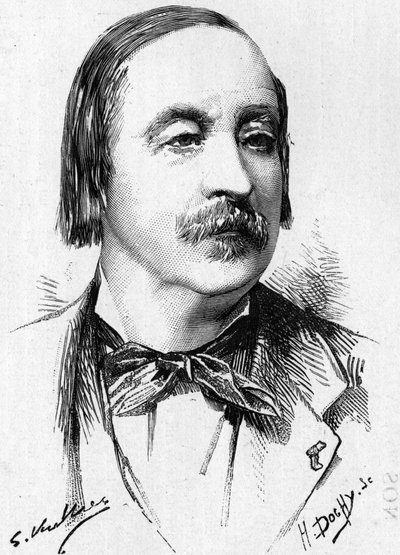 Retrato do Honorável Professor Solfege Francês Monsieur Felix Le Couppey (1811-1887). de French School