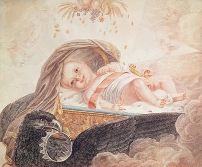 Retrato do rei de Roma, Napoleão II (1811-32) c.1811 de French School