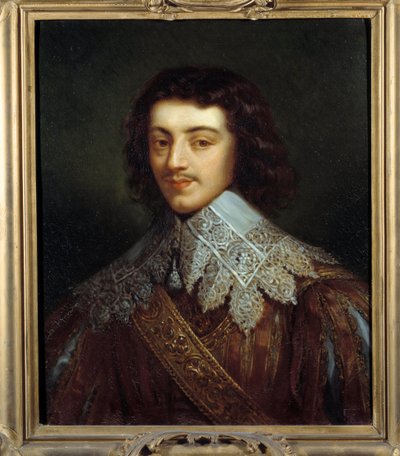 Retrato do Marquês de Cinq Mars (Henri Coiffier de Ruze de French School