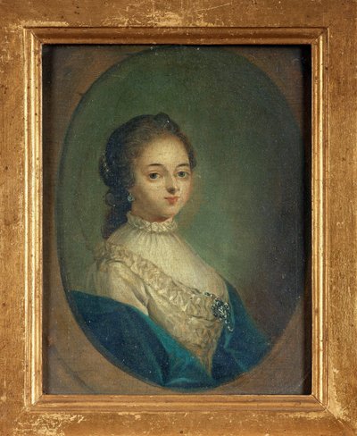 Retrato da escritora Madeleine de Scudery de French School