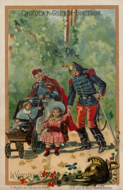 Pram (chromolitho) de French School