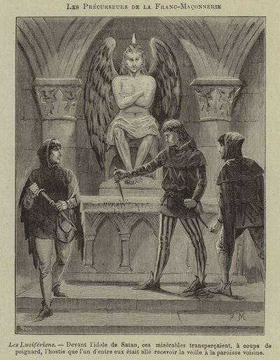 Precursores da Maçonaria: os Lúciferes (gravura) de French School
