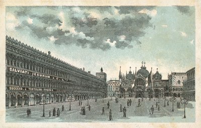 Instalações de Salviati Jesurum & Co, Veneza (chromolitho) de French School
