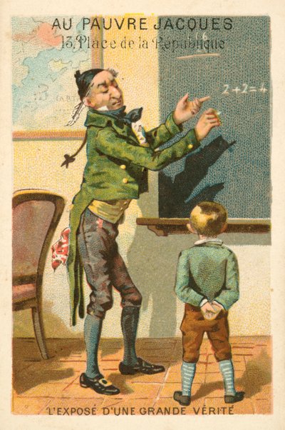 Apresentação de uma grande verdade (chromolitho) de French School