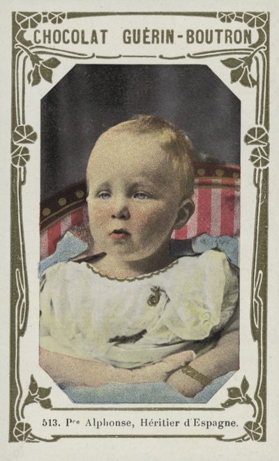 Príncipe Alphonse, Heritier dEspagne (foto colorida) de French School