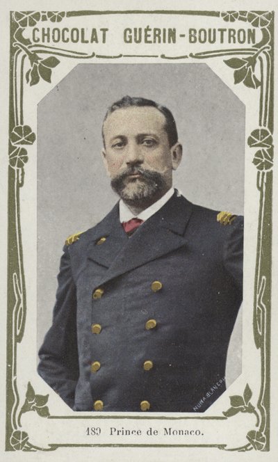Príncipe de Mônaco (foto colorida) de French School