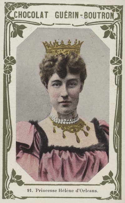 Princesse Helene dOrleans (foto colorida) de French School