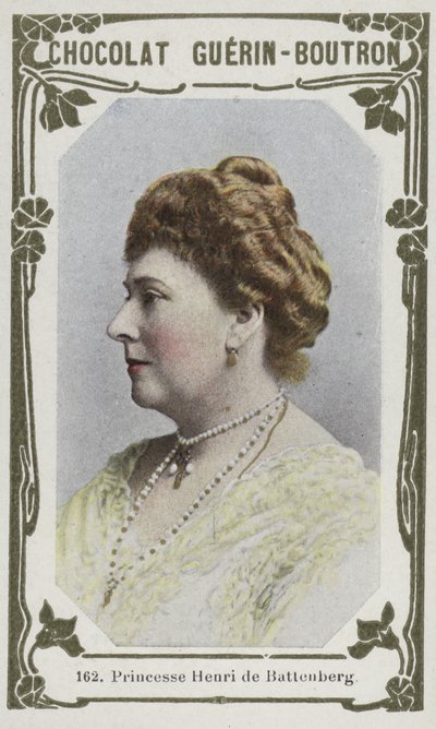 Princesa Henri de Battenberg (foto colorida) de French School