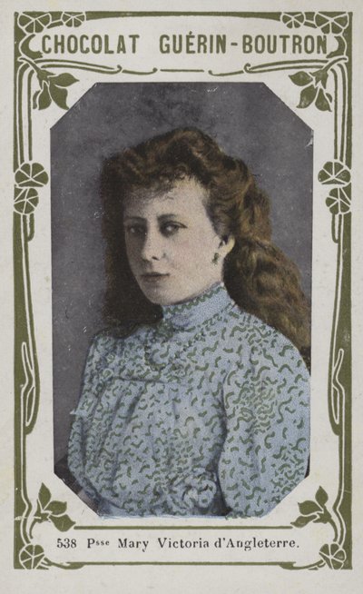 Princesse Mary Victoria dAngleterre (foto colorida) de French School