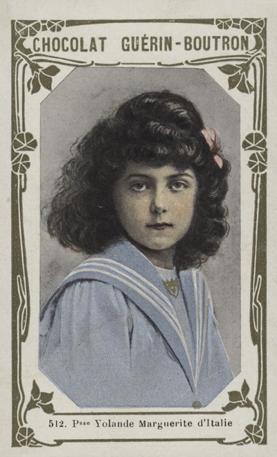 Princesa Yolande Daisy da Itália (foto colorida) de French School
