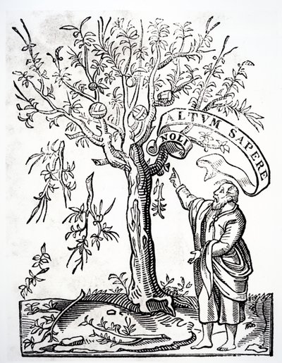 Emblema de impressoras de Robert Estienne, Paris, 1526 de French School