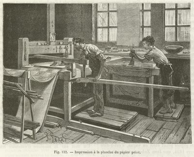 Impressão papel de parede de French School