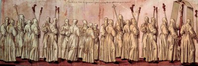 Procissão dos Penitentes Brancos ou Henrique III de French School