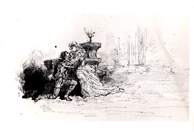 Livreto de produção de Ruy Blas (1838) de Victor Hugo (1802-85), 1880 (caneta e tinta sobre papel) de French School