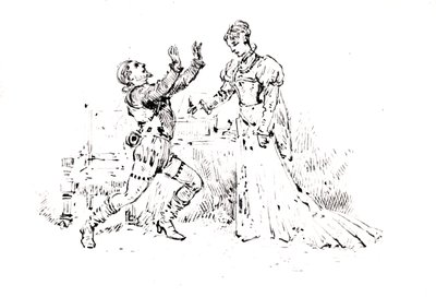 Livreto de produção de Ruy Blas (1838) de Victor Hugo (1802-85), 1880 (caneta e tinta sobre papel) de French School