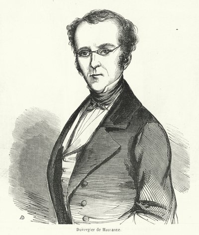 Prosper Duvergier de Hauranne, político francês de French School