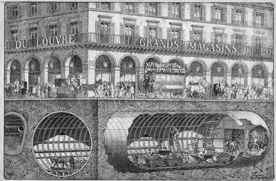 Os transportes públicos em Paris de French School