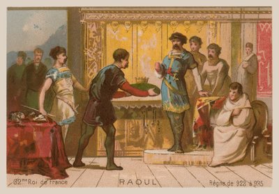 Raoul, rei da França (c 890-936) de French School